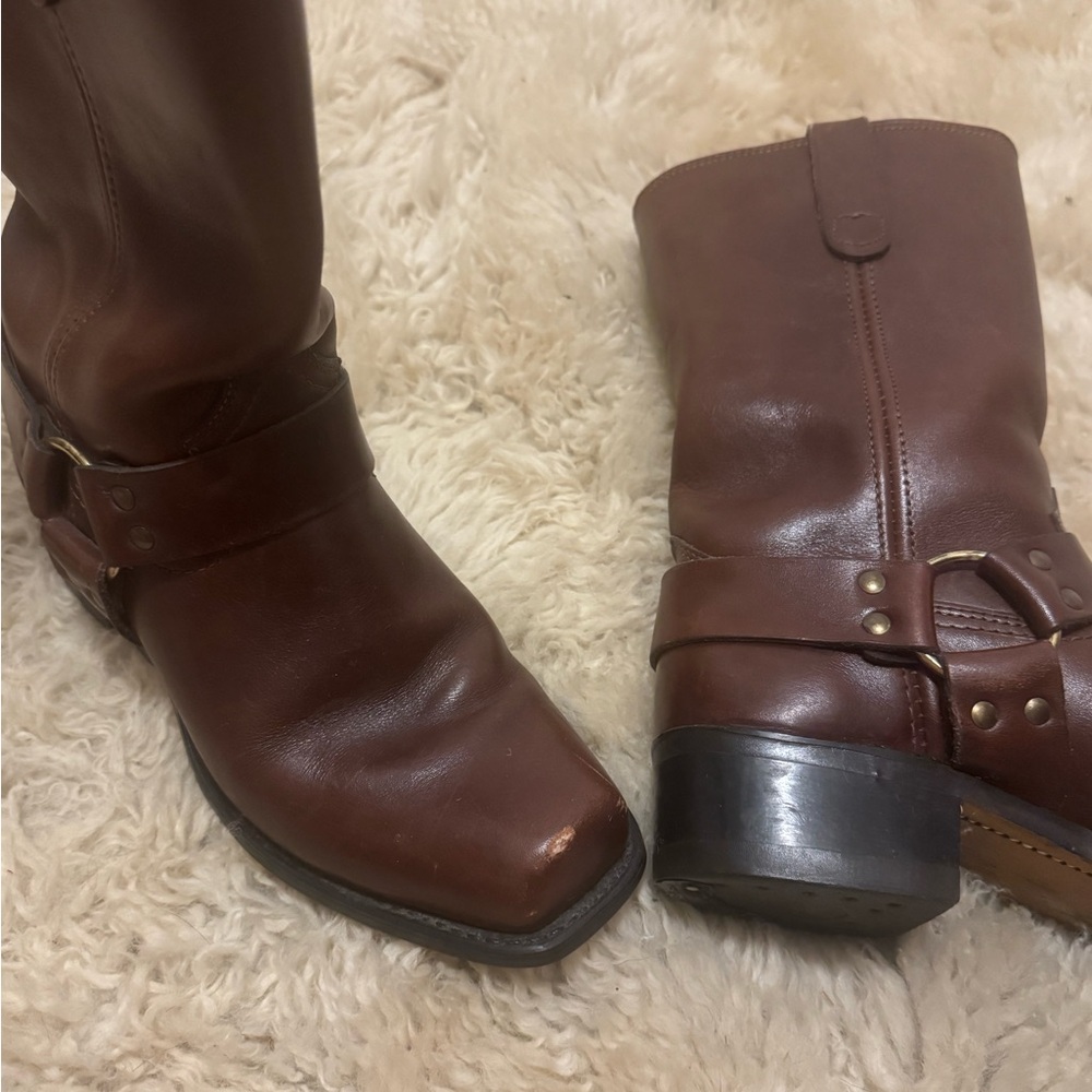Vintage “Sears” leather boots in pristine condition! - Picture 6 of 9